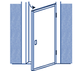 片開き襖・片開きふすま